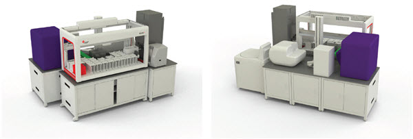 Figure 6. An example of an integrated cell line development system (front and back).