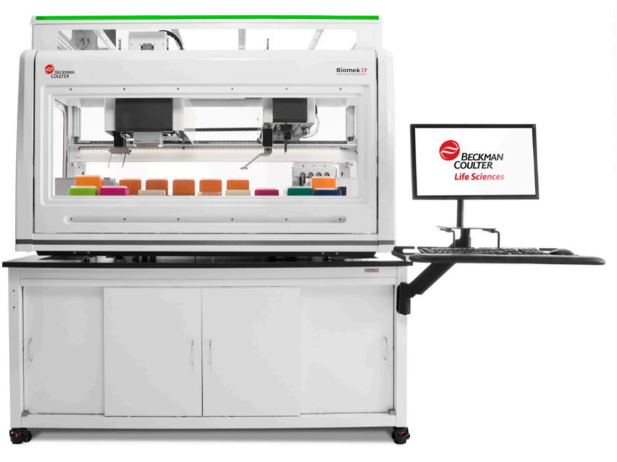 Biomek i7 Dual Hybrid (Multichannel 96, Span-8) Genomics Workstation System