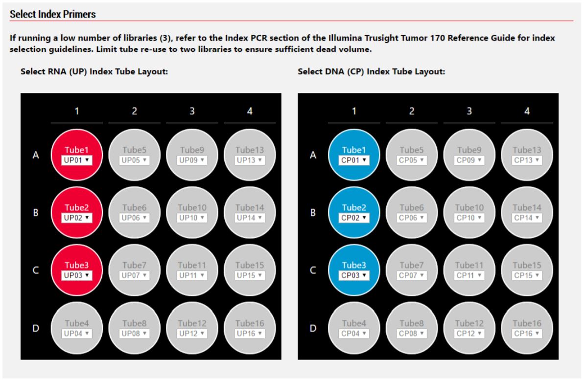 Figure 5. Biomek MOS allows for custom specification of CP and UP index adapters.