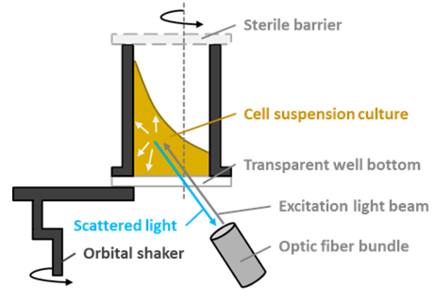 Figure 1 Operating principle of the BioLector