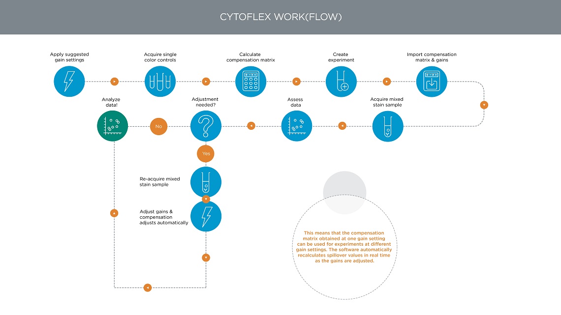 CytoFLEX Flow Cytometer Multicolor Workflow