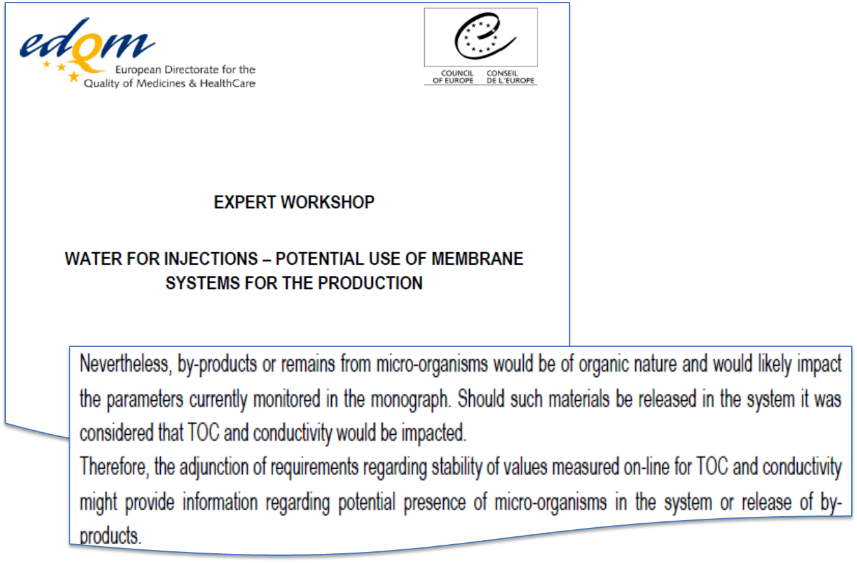 Working group supporting European Directorate emphasises the importance of TOC and Conductivity analysers