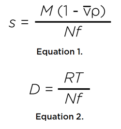 Ecuaciones 1 y 2