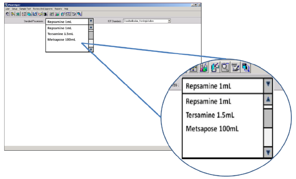 HIAC 9703+ allows user to select final product quality testing by brand name/product name