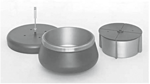 Figure 7: CF-32 Ti continuous flow rotor and core.