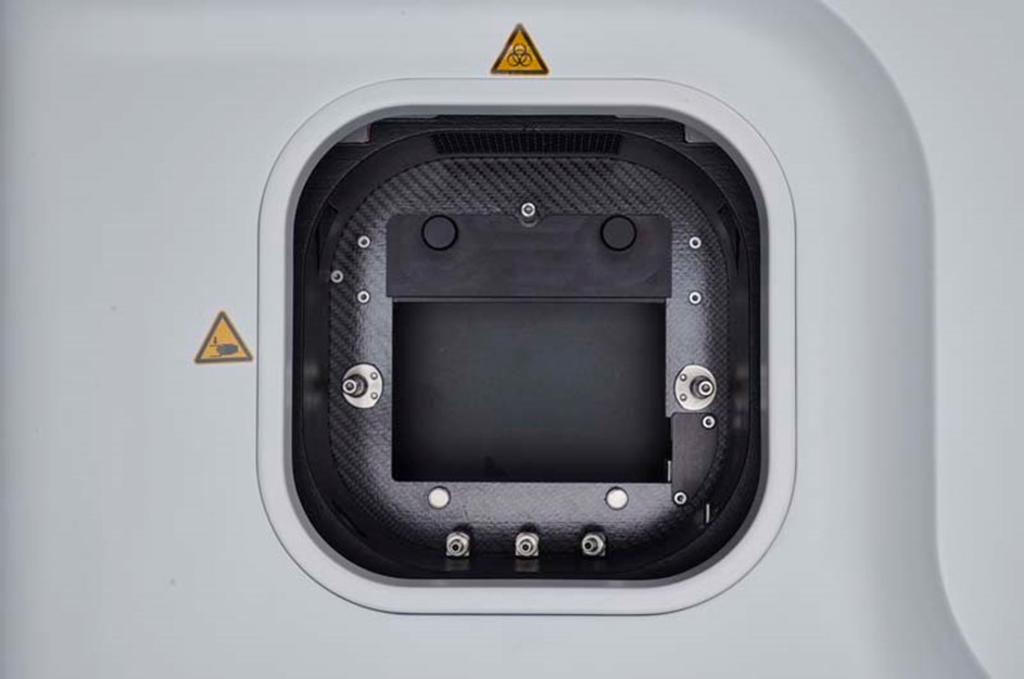 Position of the adapter plate in the 48-mode position