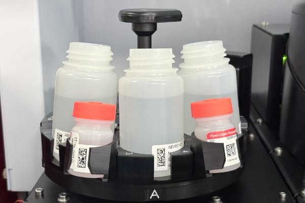 CellMek SPS Sample Prep reagents carousel