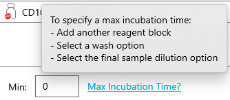 CellMek SPS Panel Designer Software Incubation Time