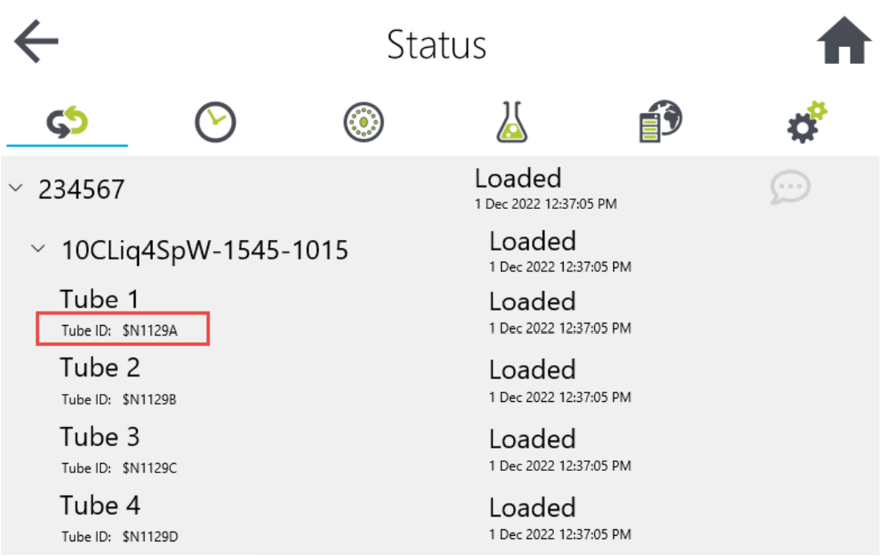 CellMek SPS Multi ID Assignment software screenshot listing specimen IDs