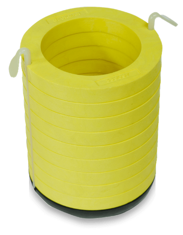 70mm Diameter Polypropylene Tube Adapter Assembly for Multi-Disc