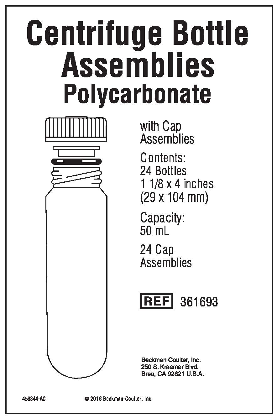 50 mL, Polycarbonate Bottle with Cap Assembly, 29 x 104mm - 24Pk 50 mL, Polycarbonate Bottle with Cap Assembly, 29 x 104mm - 24Pk