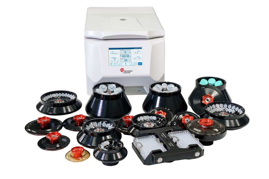 Allegra C-34R refrigerated benchtop centrifuge with multiple rotor options for research laboratories