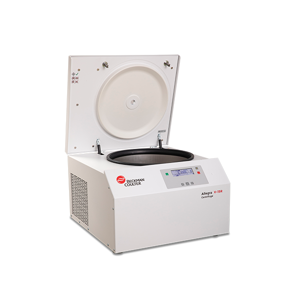 Allegra V-15R Benchtop Centrifuge with open lid