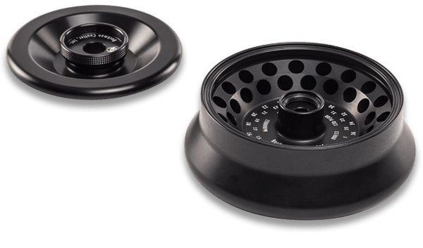 Fixed-Angle Aluminum Rotor with Bio-Certified Lid