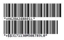 Linear HIBC barcode