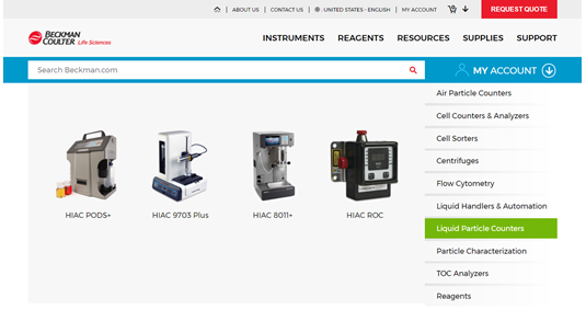 Discover life sciences products through our new search carousel at beckman.com