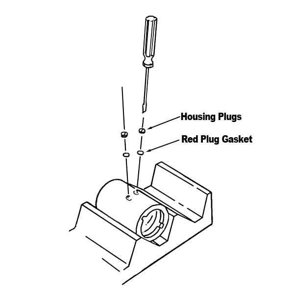 Analytical cell housing plugs and gaskets with AUC