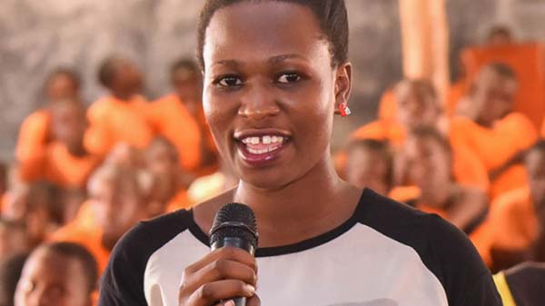 CARES Award Girl with microphone