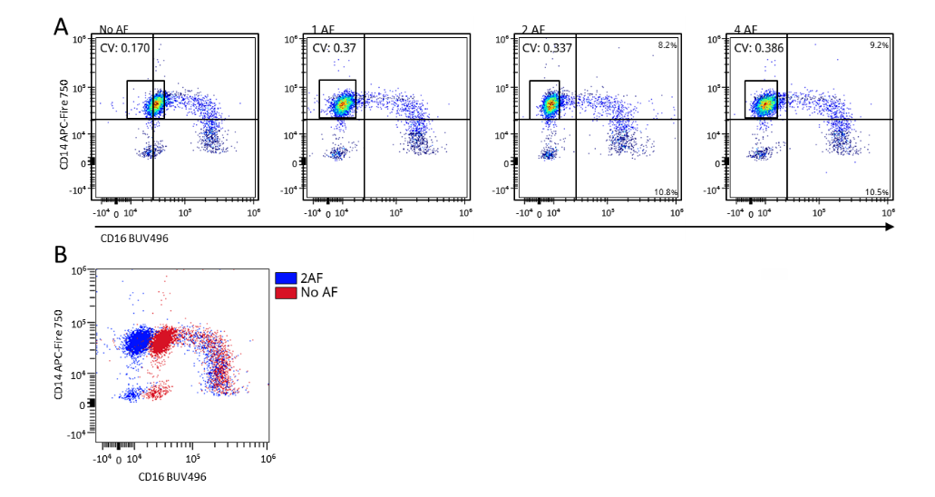 CD16 and CD14 monocytes expression