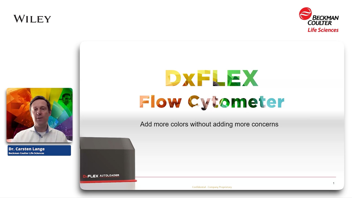 DxFLEX Flow Cytometry launch webinar callout banner