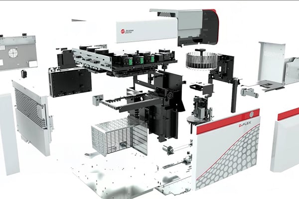 Blow up schematic of DxFLEX