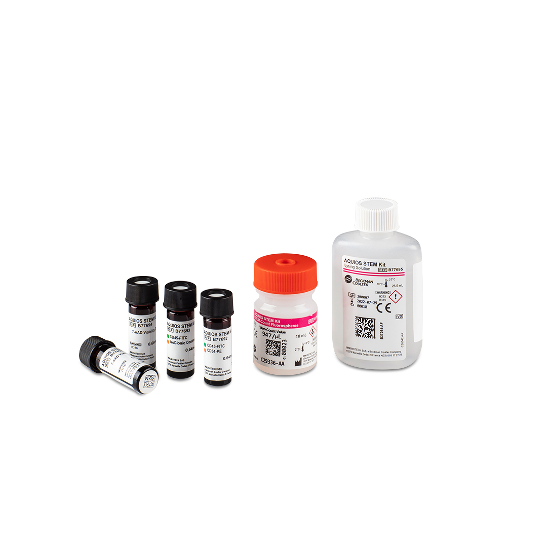AQUIOS STEM Kit with pierceable caps on