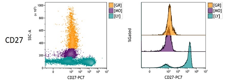 CD27 Measured Antigen Density in peripheral blood