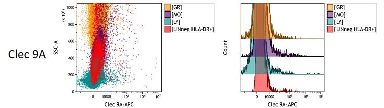 Clec9A Measured Antigen Density in peripheral blood