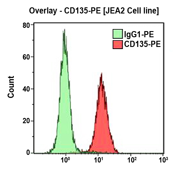 Anti-CD135 (flt3/flk2) antibody for flow cytometry