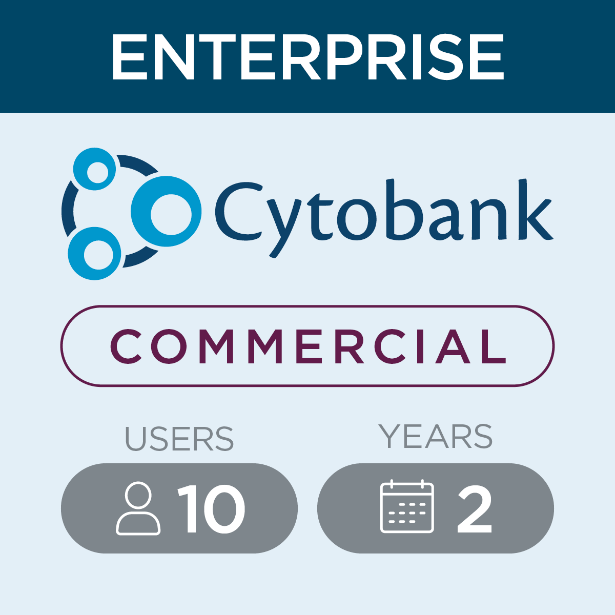 c47393, Cytobank Commercial Enterprise License, 10-user, 2-year