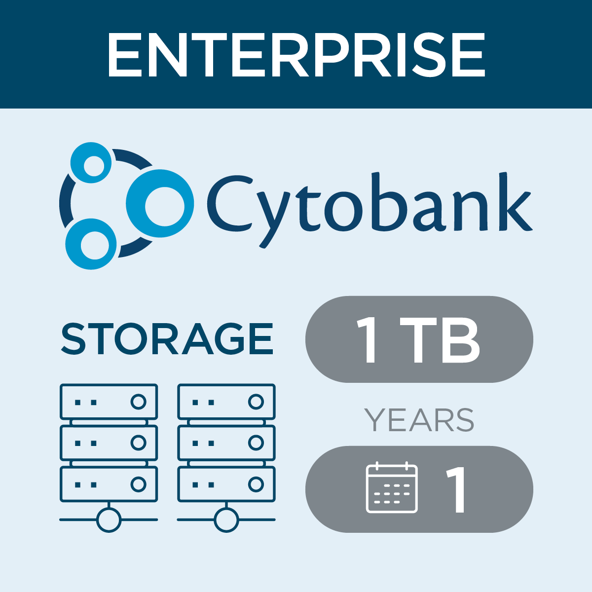 c47416, Cytobank Storage per TB for Enterprise, 1-year