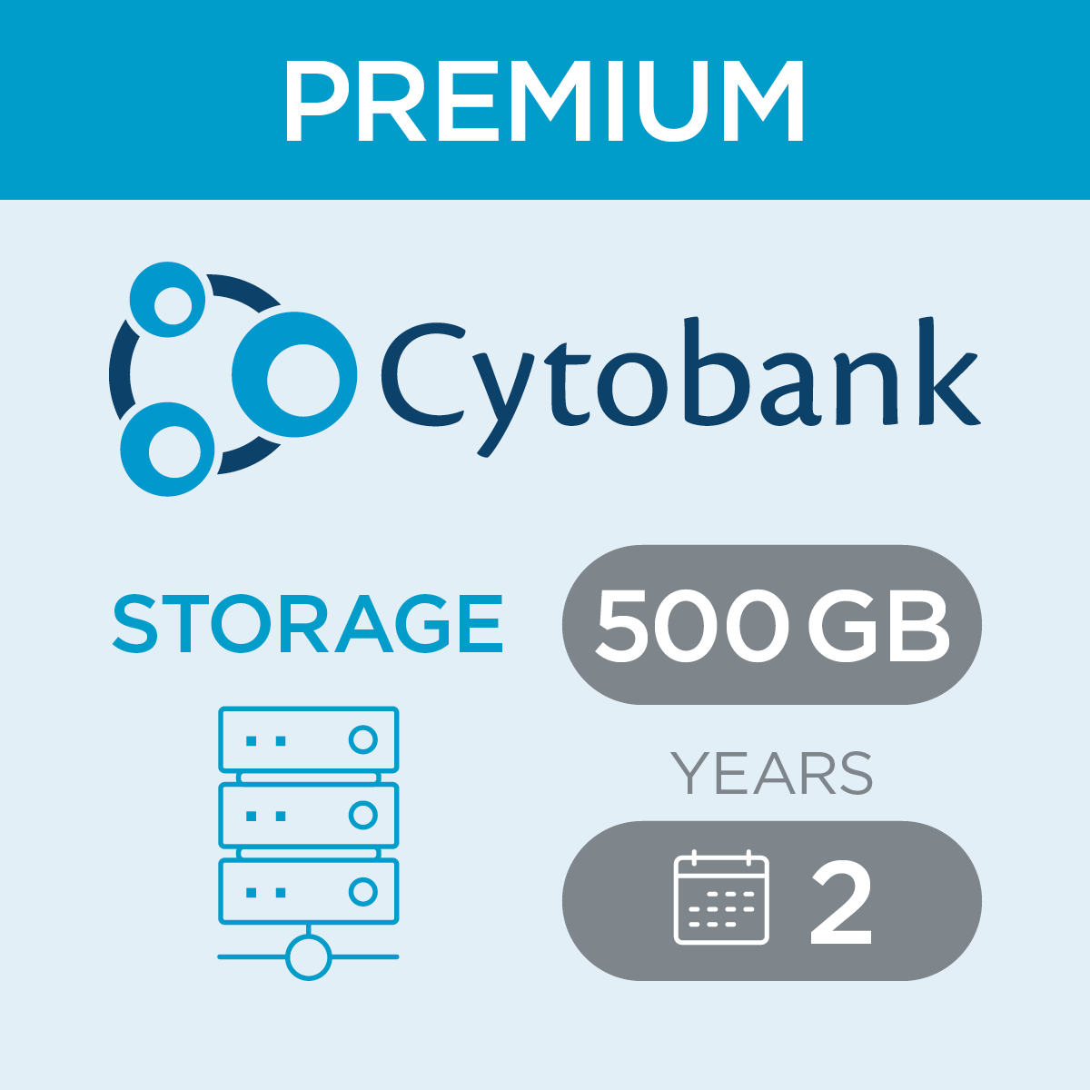 c47420, Cytobank Storage per 500 Gb for Premium, 2-year