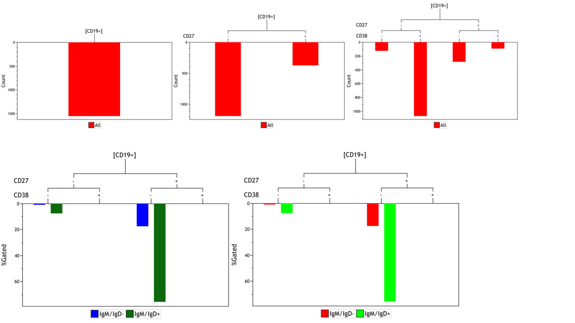 Tree Plot Setup for the DuraClone IM B cells panel using Kaluza Analysis Software