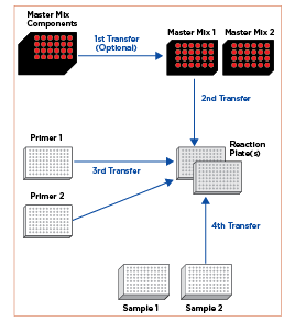 Figure 1. PCR Reaction Setup Process