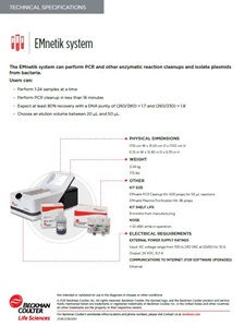 EMnetik System Flyer and Technical Specs