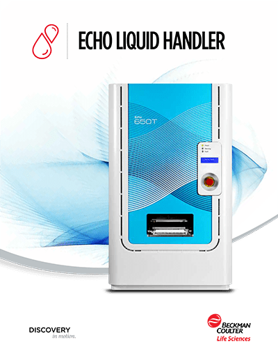 Echo Liquid Handler Brochure Cover