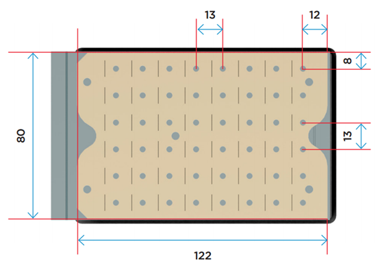 Top View Dimensions for Automation