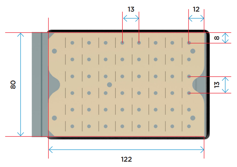 Top View Dimensions for Automation