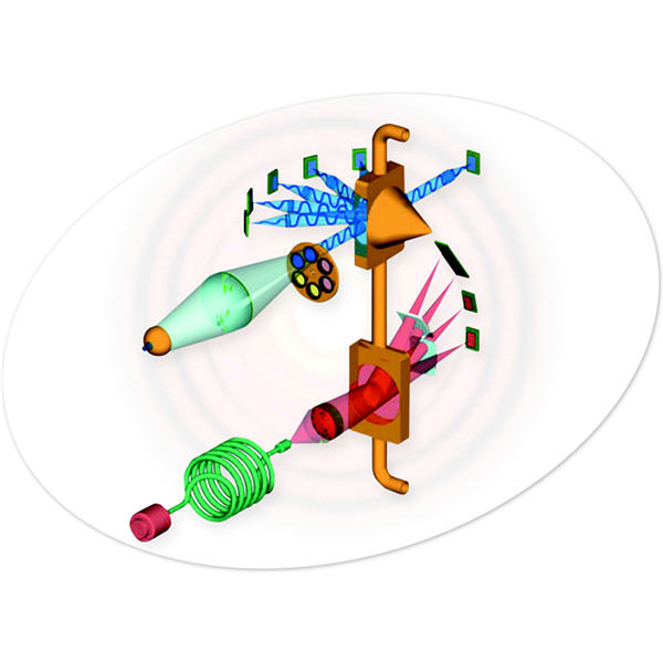 laser diffraction illustration