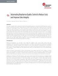 autoamating biopharma quality control brochure