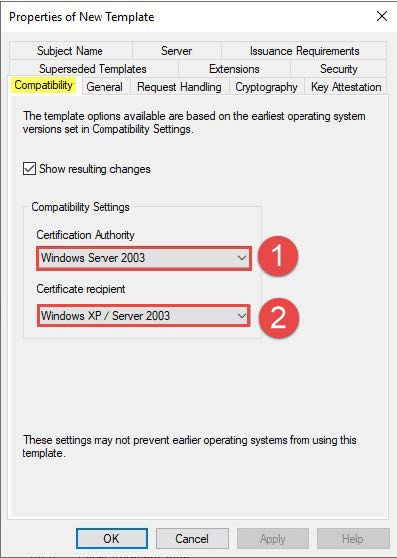 Configure the Template according to the following screenshots; at the end click “Apply” and “Ok” to save the settings