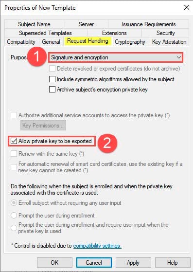 Configure the Template according to the following screenshots; at the end click “Apply” and “Ok” to save the settings3