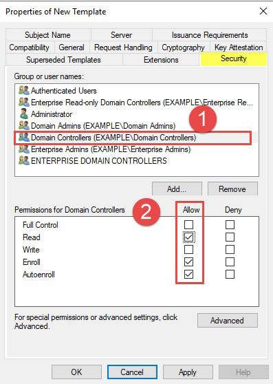 Configure the Template according to the following screenshots; at the end click “Apply” and “Ok” to save the settings4