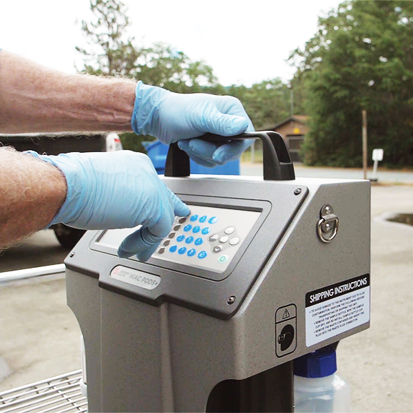 Portable PODS+ liquid particle counter software