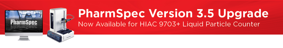 PharmSpec Upgrade for HIAC 9703