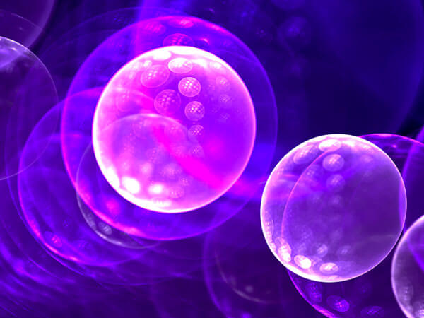 Abstract background Purple Cells