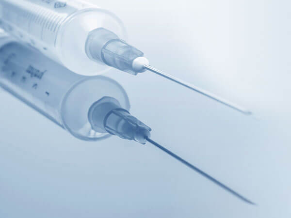 Needle syringe drug production