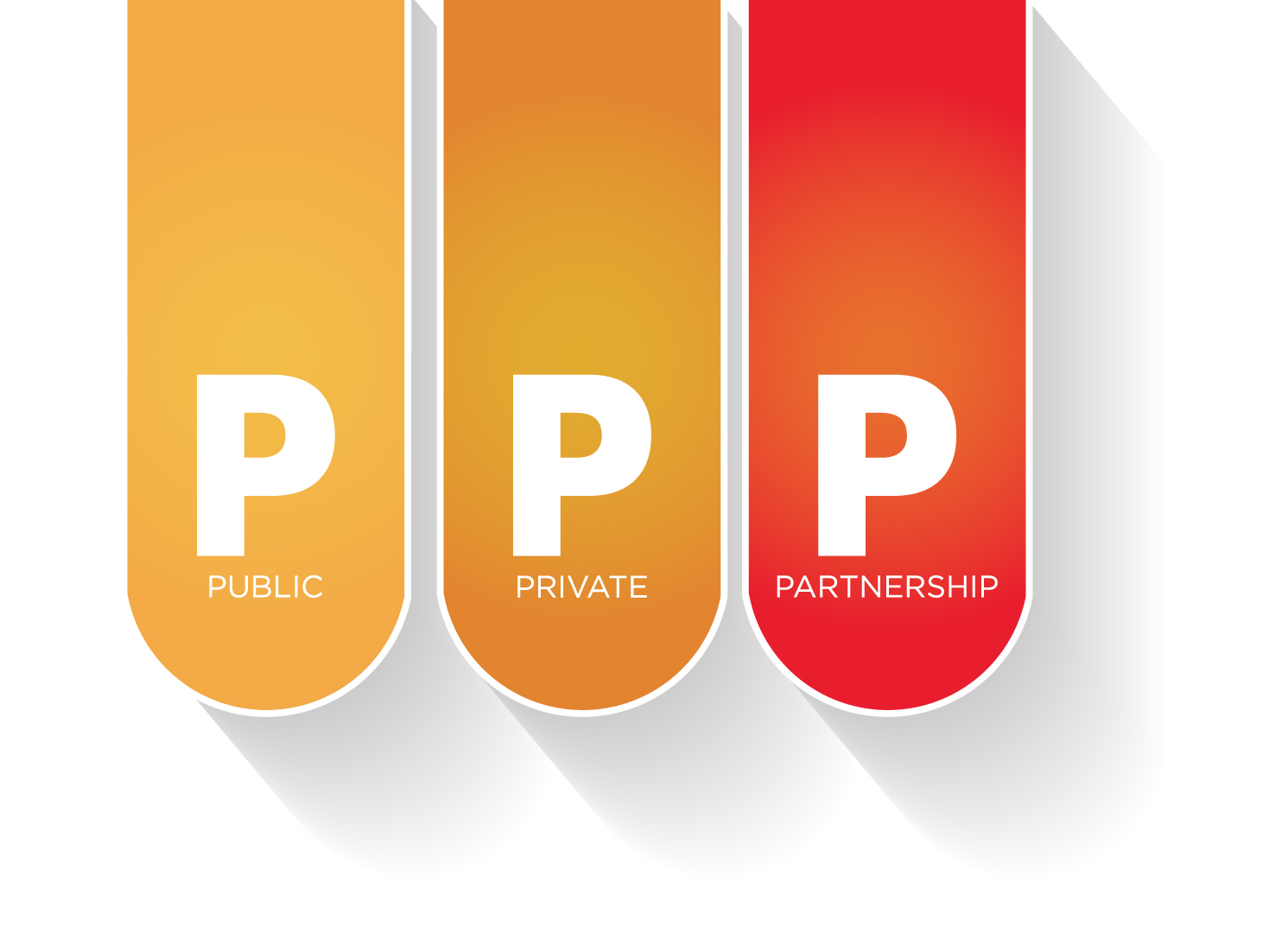 infographic showing public private partnership