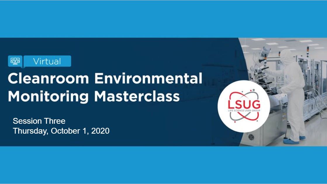 cleanroom environmental monitoring masterclass lsug 